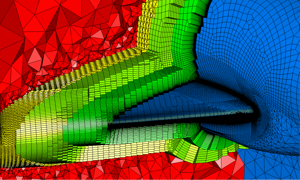 two layer blocking medial object meshing mesh