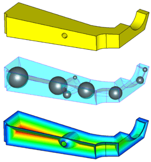 CADfix Medial Object group