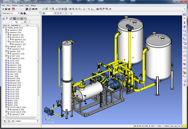 process plant CAD simplification